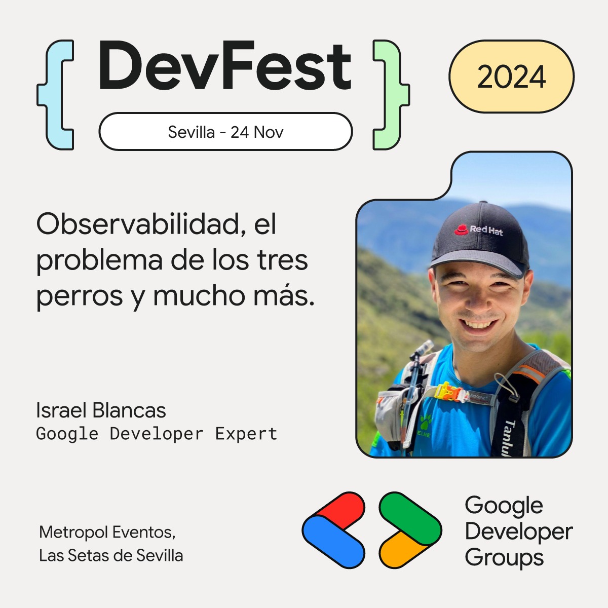 🚀 ¡Anunciamos al tercer ponente de #DevFestSevilla2024! 🎉

Israel Blancas nos hablará sobre observabilidad y cómo mejorar el rendimiento de nuestras apps con datos e instrumentación 📊🐕.

¡No te lo pierdas! 👨‍💻👩‍💻

#DevFest #Observabilidad #SRE