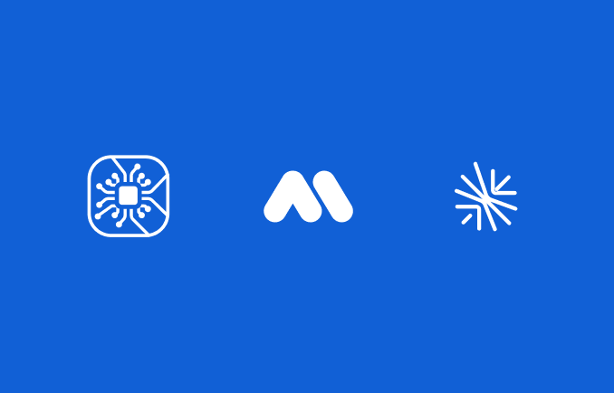 Working on branding for a stealth AI platform startup that starts with M.

Which concept do y'all like best?