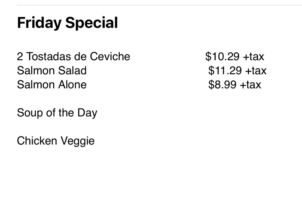 Shrimp tostadas making a comeback.