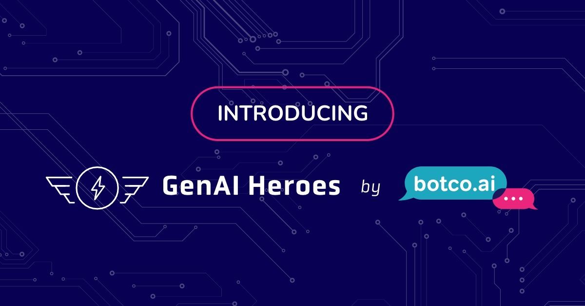 botcoai's tweet image. Introducing our latest GenAI Hero, Pam Calad!

"The web chat is a free lead funnel that integrates with our existing automation and CRM."

#GenAI #GenAIChatbots #Marketing #Botcoai