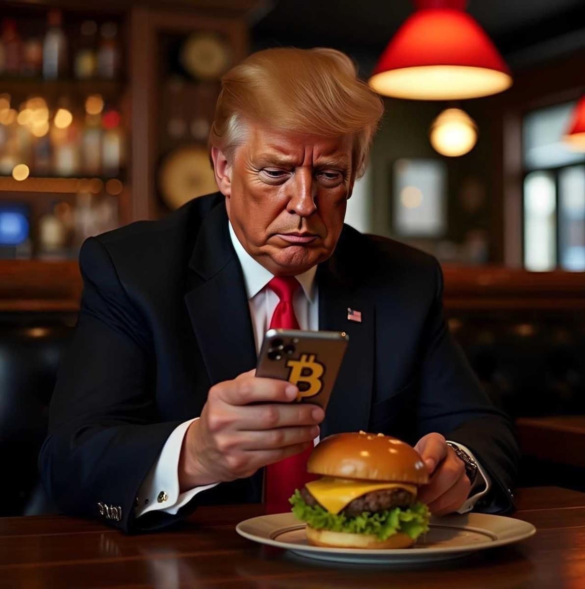udao (@udao_official) on Twitter photo JUST IN: 🇺🇸 <a href="/realDonaldTrump/">Donald J. Trump</a> bought almost $1,000 worth of burgers and drinks in $BTC yesterday.
Read more: cointelegraph.com/news/donald-tr…
#Bitcoin #DonaldTrump JUST IN: 🇺🇸 <a href="/realDonaldTrump/">Donald J. Trump</a> bought almost $1,000 worth of burgers and drinks in $BTC yesterday.
Read more: cointelegraph.com/news/donald-tr…
#Bitcoin #DonaldTrump