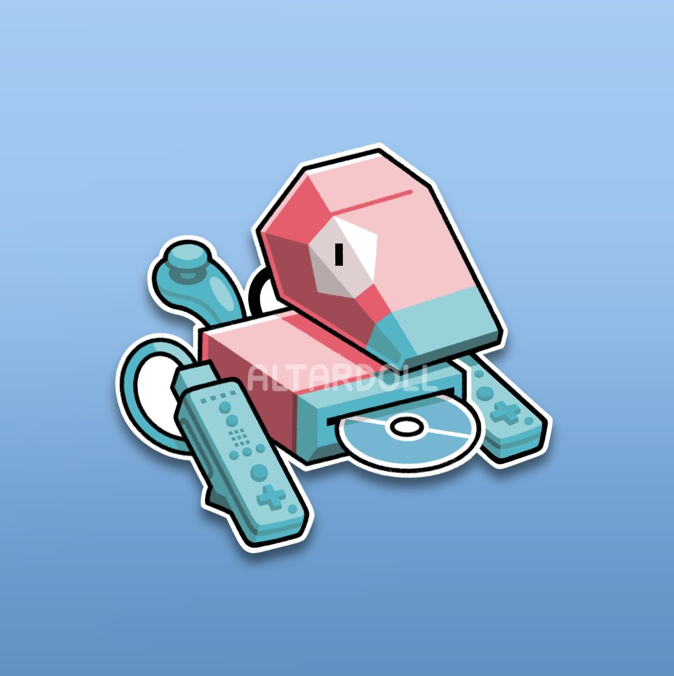 altardoll's tweet image. porygon wii