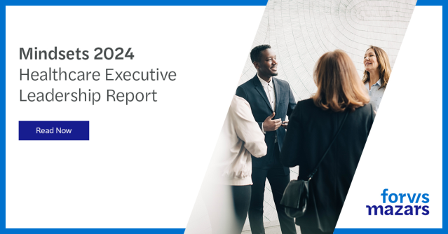 HaleyKAdrian's tweet photo. Mindsets 2024 explores perspectives on challenges and opportunities in healthcare from a survey of 120 leaders. Download the report from @ForvisMazarsUS to learn more: https://t.co/8ZaPBwHAOk https://t.co/6967buOEvL