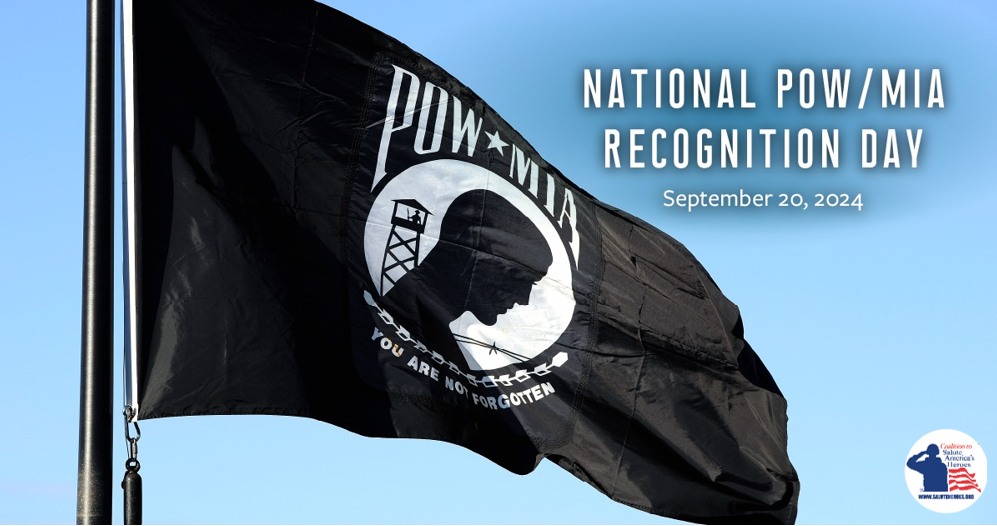 DonnyDaughenbau's tweet image. Honoring their sacrifice while praying for the search to locate those still missing.

Nearly 81,000 American's are considered MIA from WW2 to present day, many believed to have been POW's.

"You are not Forgotten" 

#POWMIA #POWMIARecognitionDay @SaluteHeroes #prayers #Faith