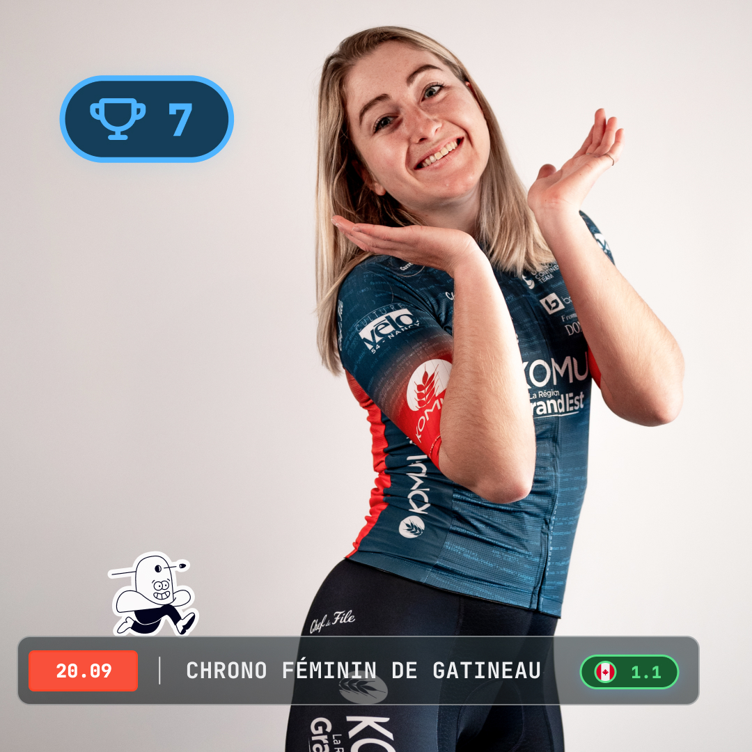 A l’issue des 20 kilomètres de contre-la-montre dans les rues de  Gatineau, Fabienne Buri décroche la 7e place du Chrono Féminin de  Gatineau 🔥

Laury Milette et Ségolène Thomas prennent respectivement les 16e et 24e positions 👏

#WeAreOne #TourDeGatineau #Gatineau