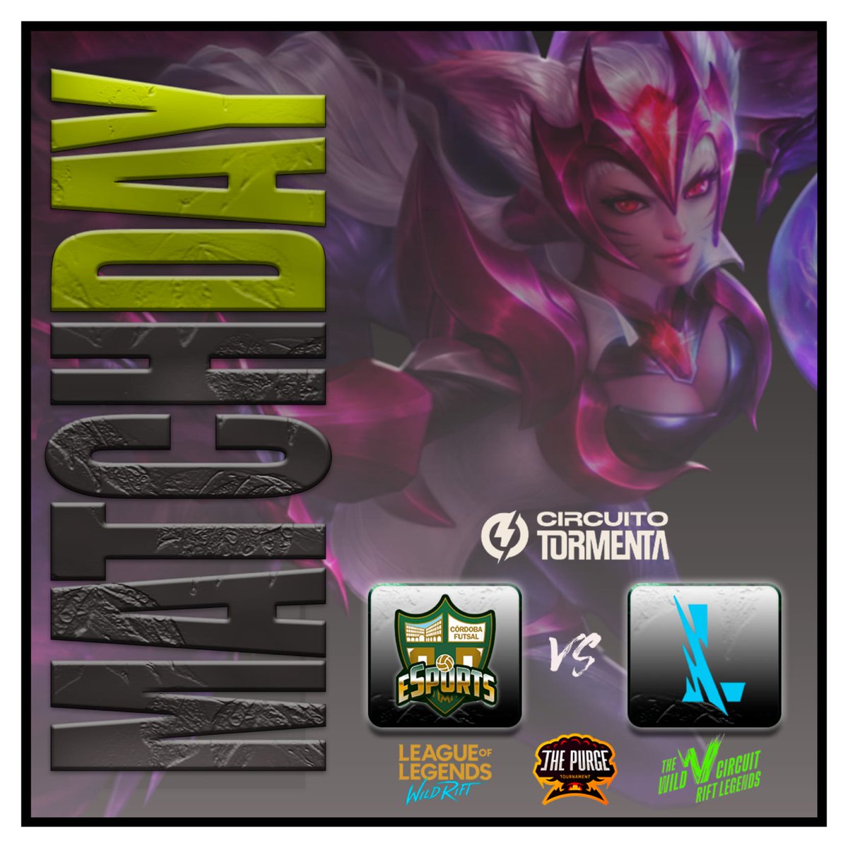 MATCHDAY | PLAYOFFS EMEA 😱 

📆20/09/2024 (Hoy)
⏰ 19;45h (Hora peninsular)
🆚 #InternationalJobcenter

📺 En el canal de nuestra queridísima <a href="/azaharalaura/">azaharalaura</a> 
⬇️ Link en el primer comentario.

#RiftLegends #GoCPH
<a href="/azucar_tetitas/">Gemii</a> <a href="/xBlaster6/">xBlaster6</a> <a href="/Enriqux1/">enriquxWR</a> @round______ #Teal