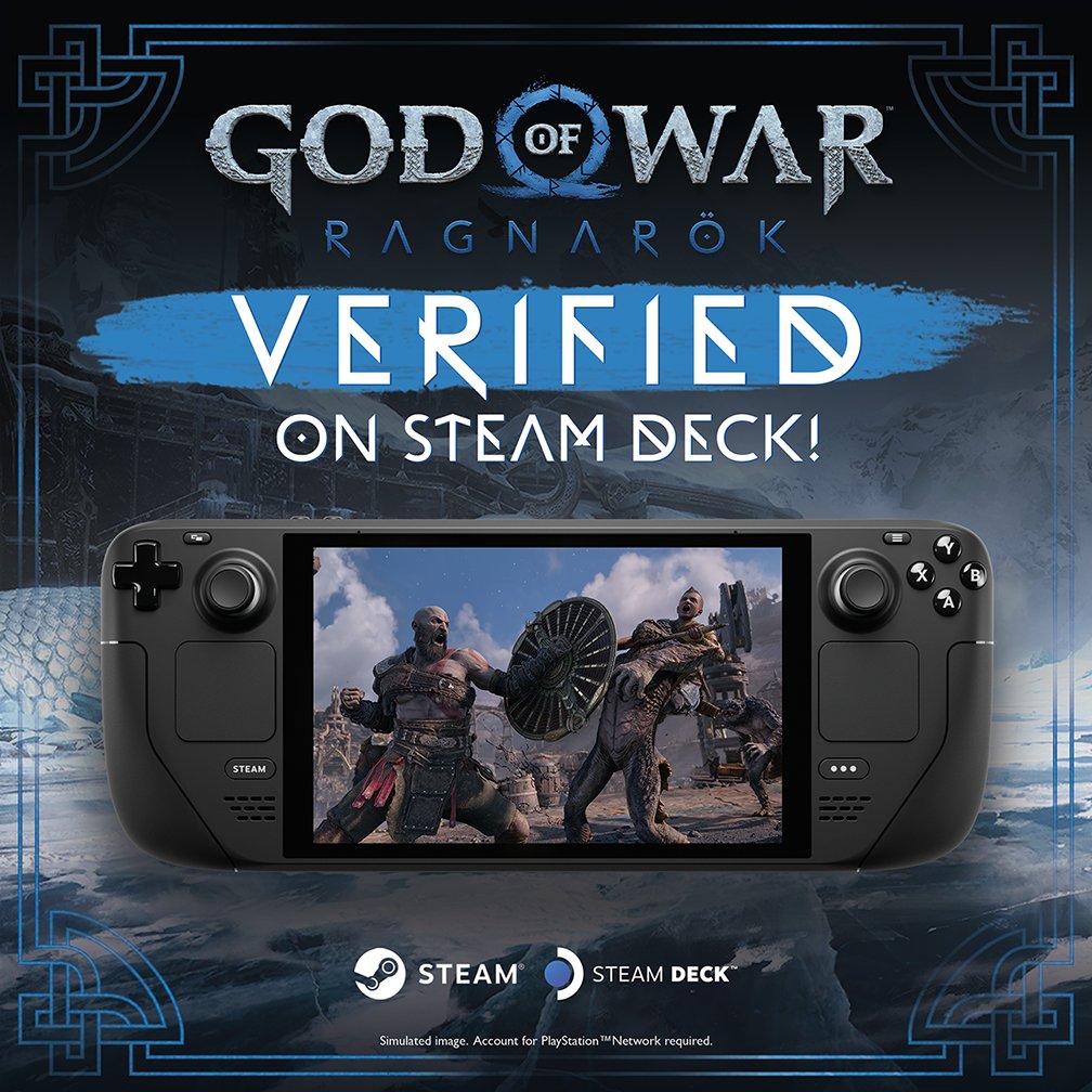 We are happy to confirm that God of War Ragnarök is VERIFIED on Steam Deck! Play the epic conclusion of the Norse Saga on your handheld device today!