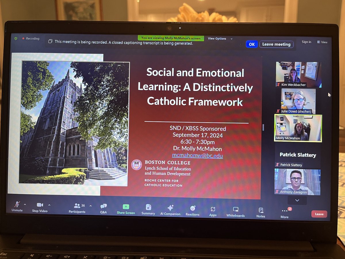 Molly McMahon (@mollymcmahonbc) on Twitter photo Thank you to both the Sisters of Notre Dame de Namur East West Province office and the Xaverian Brothers Sponsored Schools for having me as a speaker on Tuesday evening to discuss social and emotional learning in a Catholic context. <a href="/RocheCenter/">BC Roche Center</a> Thank you to both the Sisters of Notre Dame de Namur East West Province office and the Xaverian Brothers Sponsored Schools for having me as a speaker on Tuesday evening to discuss social and emotional learning in a Catholic context. <a href="/RocheCenter/">BC Roche Center</a>