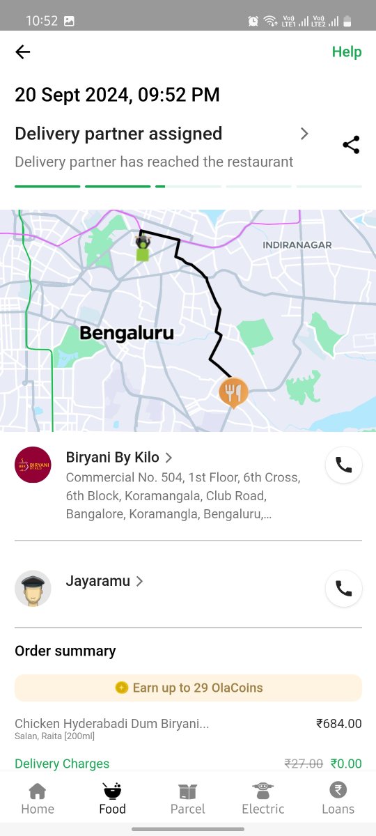 SakhareAdvaith's tweet photo. The delivery guy's phone is switched off and man is going around the city what kind of service is this @ola https://t.co/Eu7CNewaj9