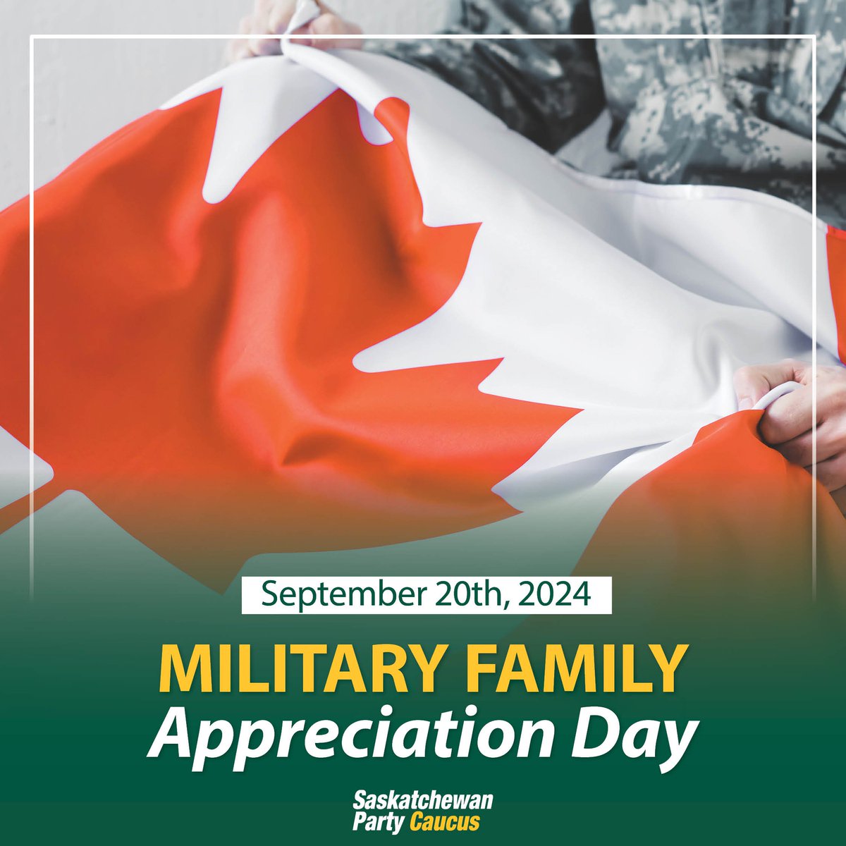 Canadian military families are the unsung heroes behind our service members. Today, we honour their resilience and sacrifices as they stand alongside those who defend our country and those who have bravely served.