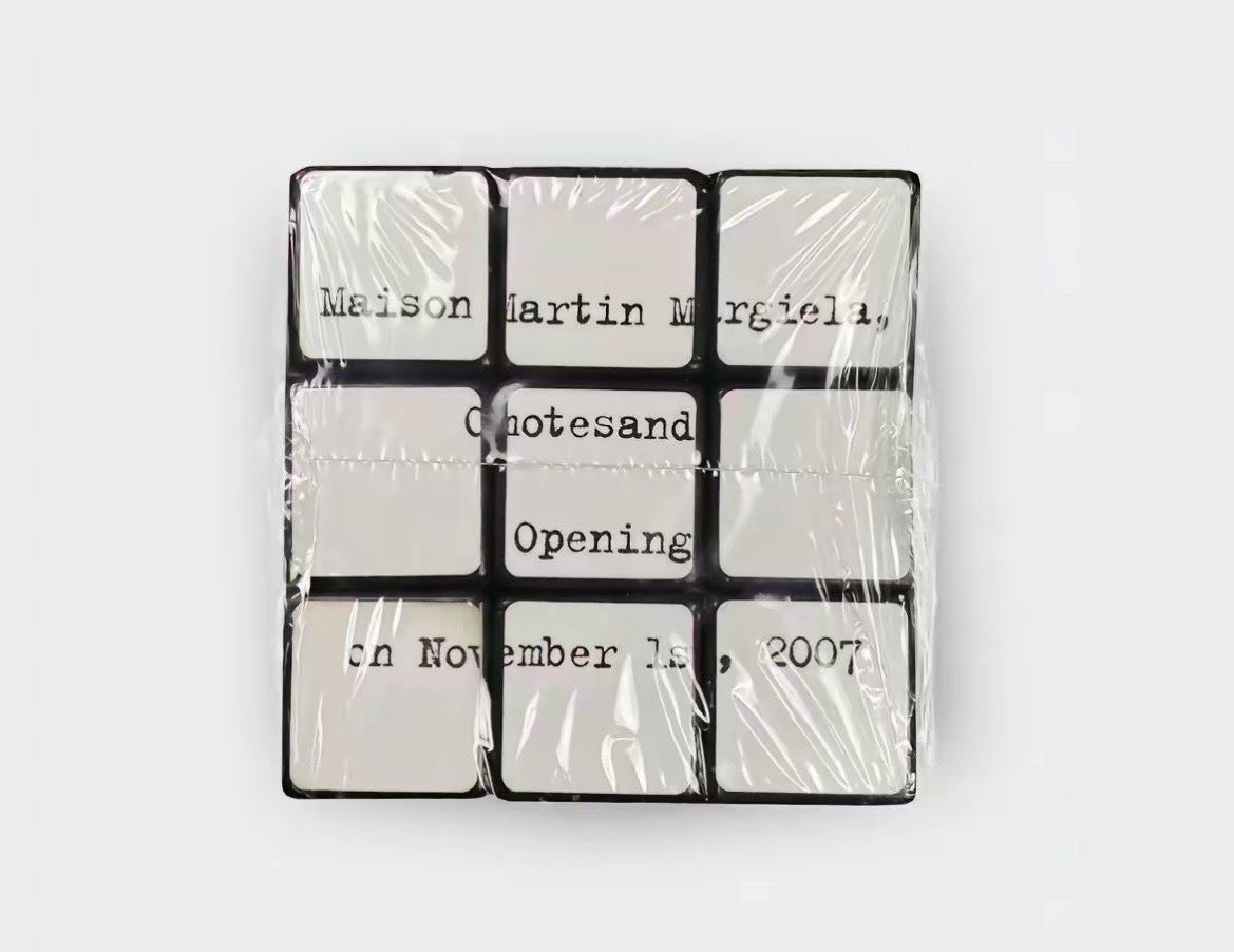 140ghostdance's tweet photo. Maison Martin Margiela fashion runway show invitations https://t.co/GGLTYXuC61