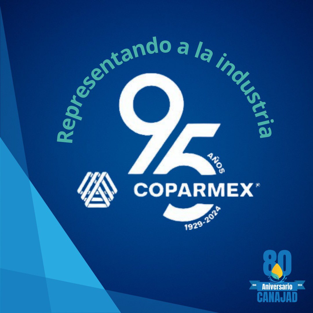 A la <a href="/Coparmex/">Coparmex Nacional</a>, en su 95 aniversario, extendemos nuestras más sinceras felicitaciones. Reconocemos su invaluable contribución al desarrollo industrial de México. ¡Enhorabuena!  #95años