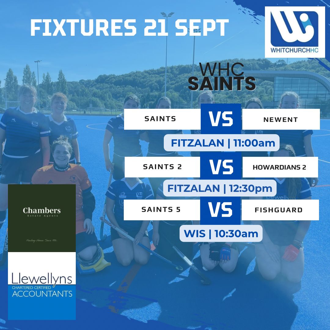 An exciting weekend of hockey ahead for the Saints! The 2s and 5s start their season off with league matches at home, while the 1s have a friendly against Newent. Come along to support us!

#hockey #hocicymru #hockeywales #whitchurch #cardiff #sportwales
