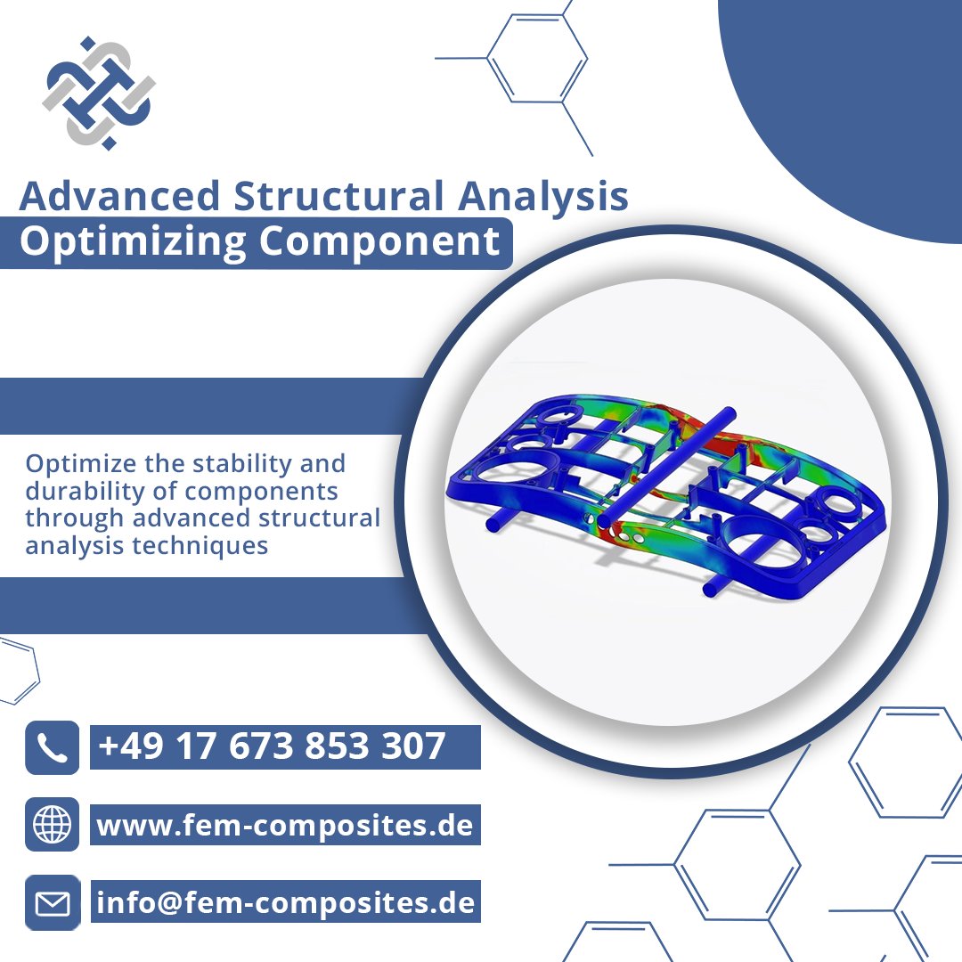 FComposites's tweet photo. Optimize the stability and durability of components through advanced structural analysis techniques. Our methods ensure structural integrity and resilience."

Website: https://t.co/N0dTHT6mi1

#StructuralAnalysis #ComponentStability #AdvancedEngineering #LoadAnalysis #Structural https://t.co/V3kFyASptR