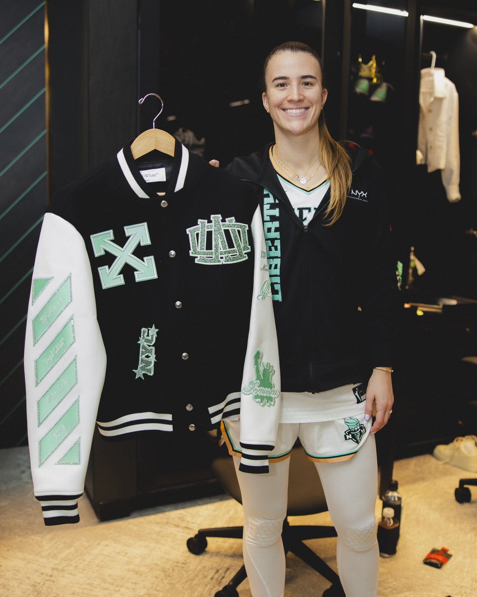 Khristina Williams (@khristina) on Twitter photo The NY Liberty and OFF-WHITE have announced a multi-year partnership.
OFF-WHITE will serve as the team’s official style and culture curator, marking the brand’s first-ever partnership with a U.S. sports team. The first collab will include custom varsity jackets.
📸 <a href="/nyliberty/">New York Liberty</a> The NY Liberty and OFF-WHITE have announced a multi-year partnership.
OFF-WHITE will serve as the team’s official style and culture curator, marking the brand’s first-ever partnership with a U.S. sports team. The first collab will include custom varsity jackets.
📸 <a href="/nyliberty/">New York Liberty</a>