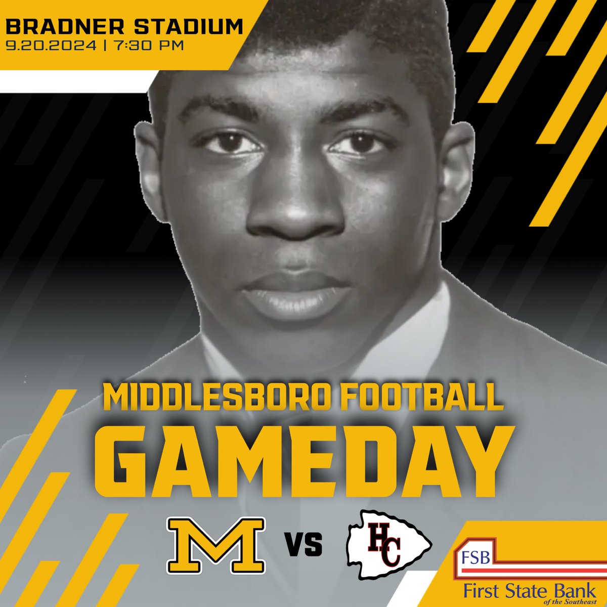 Middlesboro HS Yellow Jacket Football (@mborofootball) on Twitter photo 🚨GAMEDAY🚨
The Jackets take on Holy Cross - Covington in the first annual Greg Page Memorial Game, <a href="/UKFootball/">Kentucky Football</a> <a href="/universityofky/">University of Kentucky</a>
📍 - Bradner Stadium - Lee Majors Field
🎟️ - $7 at the gate or on GoFan, gofan.co/event/1623925?…
⏰ - 7:30pm
Go Jackets! 🚨GAMEDAY🚨
The Jackets take on Holy Cross - Covington in the first annual Greg Page Memorial Game, <a href="/UKFootball/">Kentucky Football</a> <a href="/universityofky/">University of Kentucky</a>
📍 - Bradner Stadium - Lee Majors Field
🎟️ - $7 at the gate or on GoFan, gofan.co/event/1623925?…
⏰ - 7:30pm
Go Jackets!