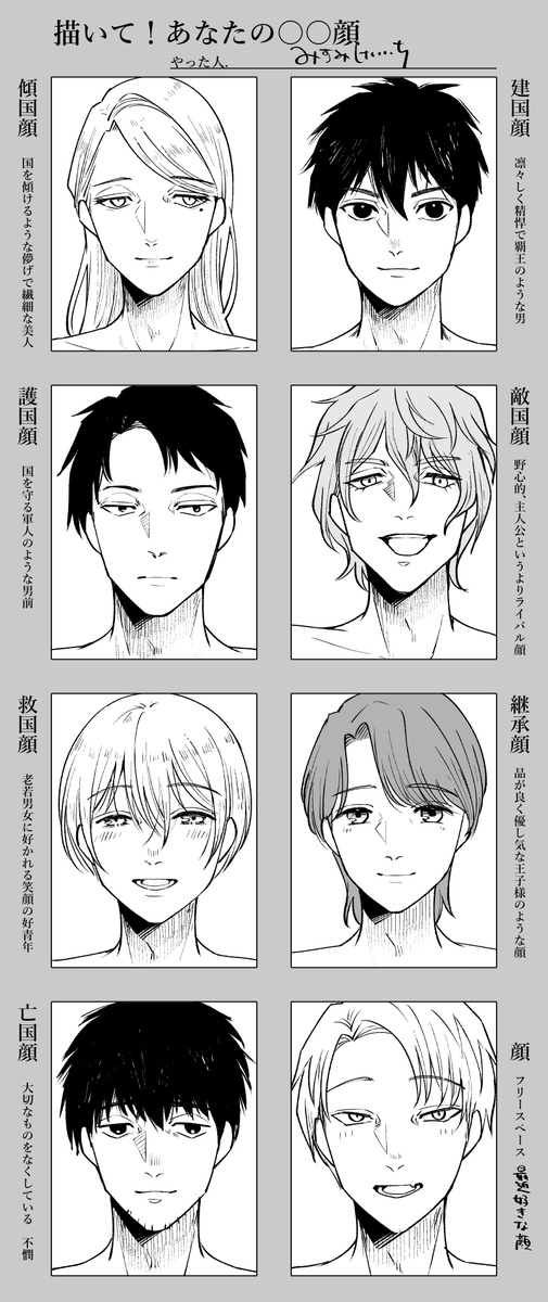 傾国顔等のテンプレお借りしました! 