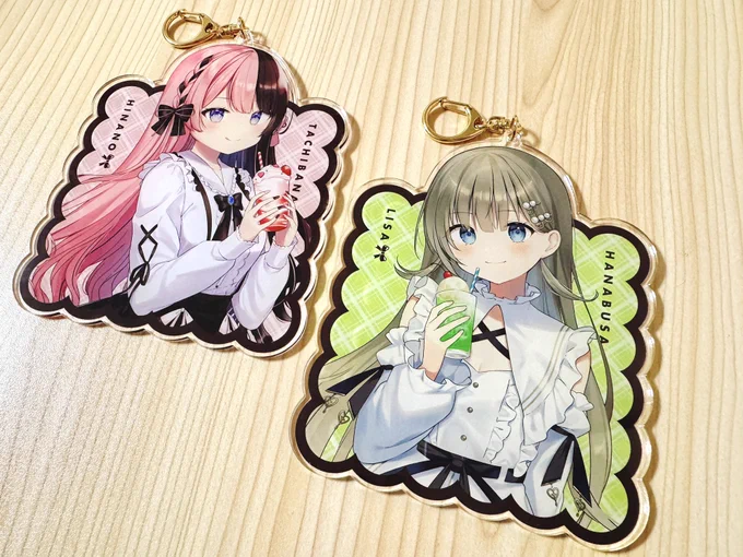 BIGアクキーはなばな揃ってこんな感じです #VGGC #VGGC8th