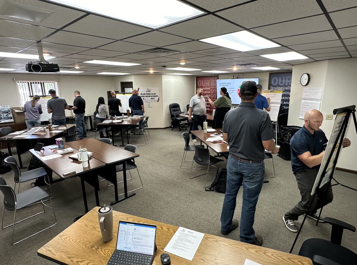 AgPartnersCoop's tweet image. 🌟 ACE Update! 🌟 Our CEO, Wes Spohr, led an engaging session on Coop Finance 101, then we dove into the 4 Essential Roles of Leadership with RJ Gray from the Oklahoma Cooperative Council Association (OACC). 🚀  #AgPartners #LeadershipDevelopment #ACEGroup #GrowWithUs #OACC