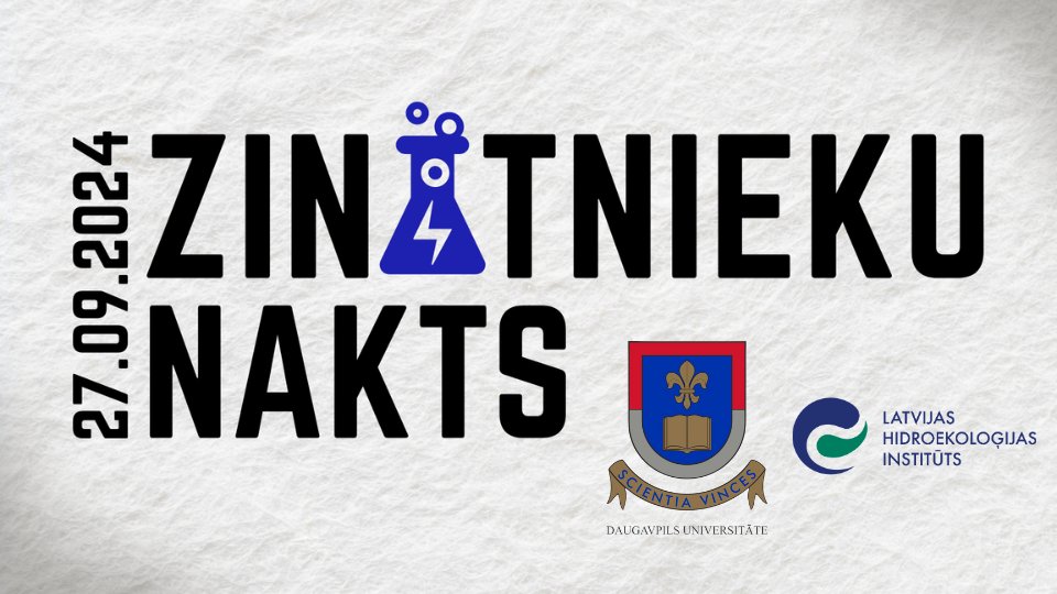 Jau pēc nedēļas būs #ZinatniekuNakts2024!

Ar institūta pētniecības tēmām iepazīstināsim Daugavpils Universitātē. Pasākuma programma pieejama šeit: 

du.lv/aktualitates/z…