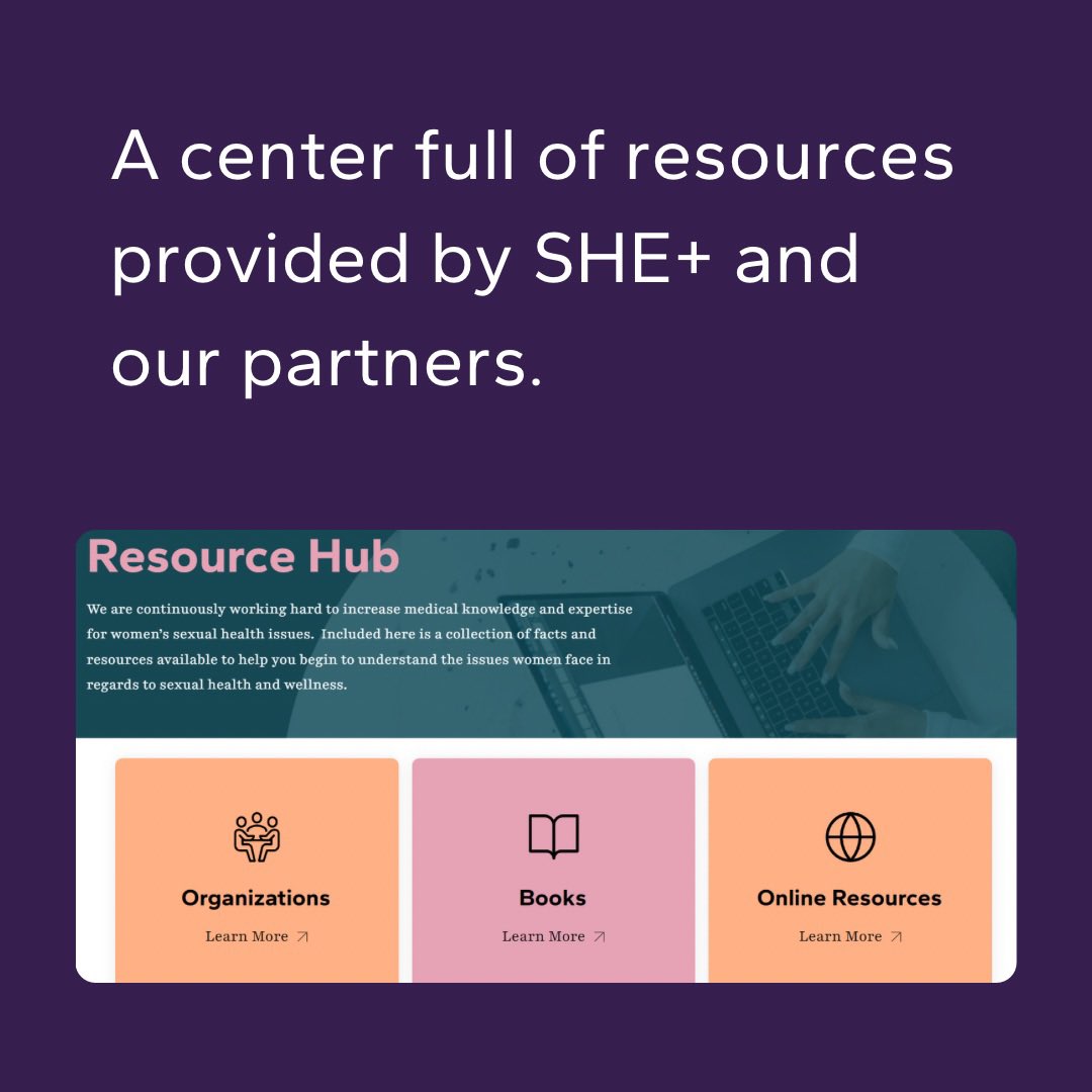 sheplusfdn's tweet photo. It’s been a full week since the rebrand went live! ✨

SHE+ is here for you! With a new website, equipped with a robust Resource Hub of tools compiled with feedback &amp; input from our MAB &amp; friends in the field of sexual health, the site is sure to have something for you. https://t.co/EGeUzPg4S8