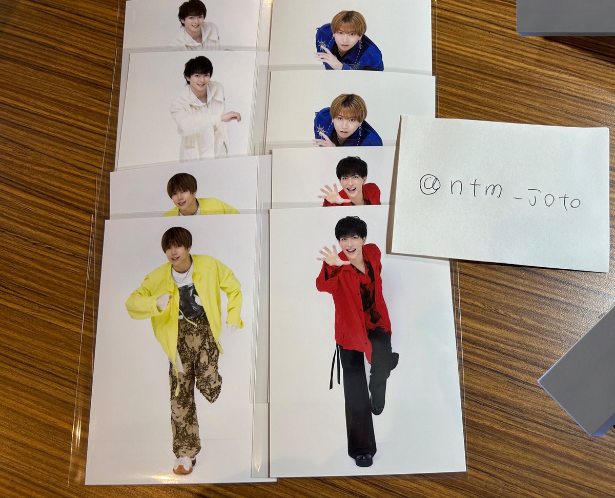 交換・譲渡
枠募集
Pastureまつり ランダムブロマイド
メンバーカラー

◎譲
植田圭輔☆
田中涼星☆
司波光星
田中朝陽
高橋祐理
君沢ユウキ

◎求
荒牧慶彦>定価

各種2セットずつ購入済み、各2ずつ所持しています
☆は交換>無印まとめて引取で定価譲渡
無印は定価譲渡可能
9/21会場手渡し