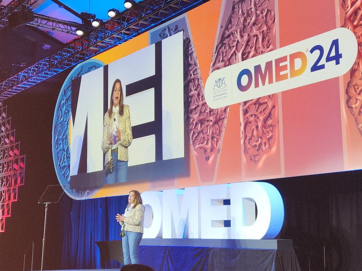 DavidBroderDO's tweet photo. "Let us grow DO"
   - Teresa Hubka, DO, President, AOA 

#DOPROUD #OMED24 https://t.co/lzUf6ulEhd
