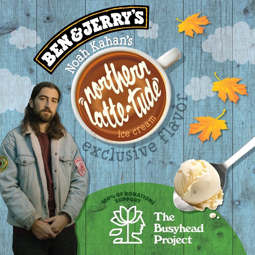 NoahKahanNation's tweet image. 🍨| Noah’s @benandjerrys flavor will be available today only at Scoop Shops in Burlington and Waterbury, VT

(via ig: benandjerrys)