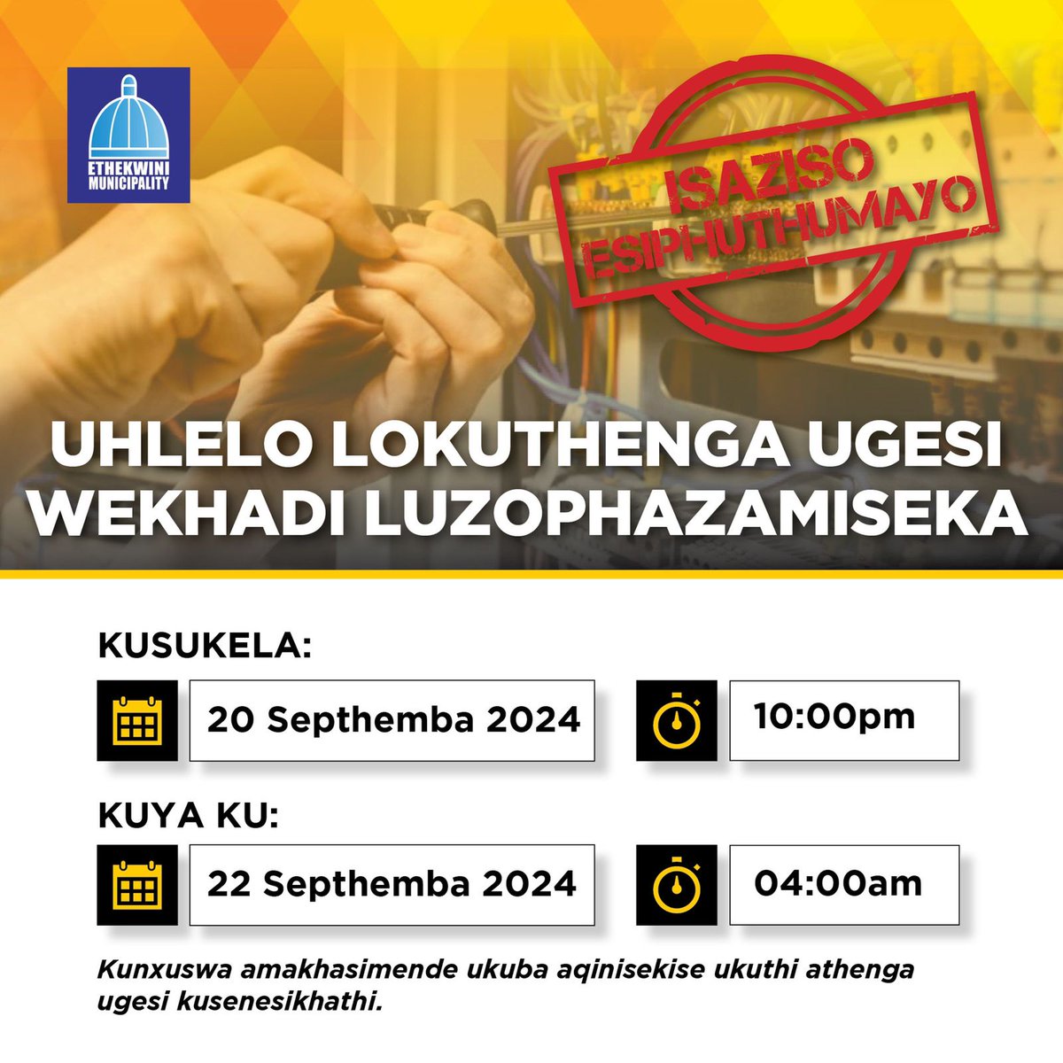 eThekwiniM's tweet photo. #EThekwiniMunicipality https://t.co/OyWe52OsYd