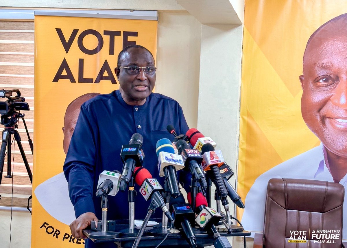 AlanKyerematen's tweet photo. Introducing the winning team! Proud to unveil Kwame Owusu Danso, Esq. as the Vice Presidential nominee. Together, we are poised to bring real change for the future of Ghana.

 #AllianceForRevolutionaryChange #VoteAlan2024 #GhanaWillRiseAgain https://t.co/Scm0hW6IP1
