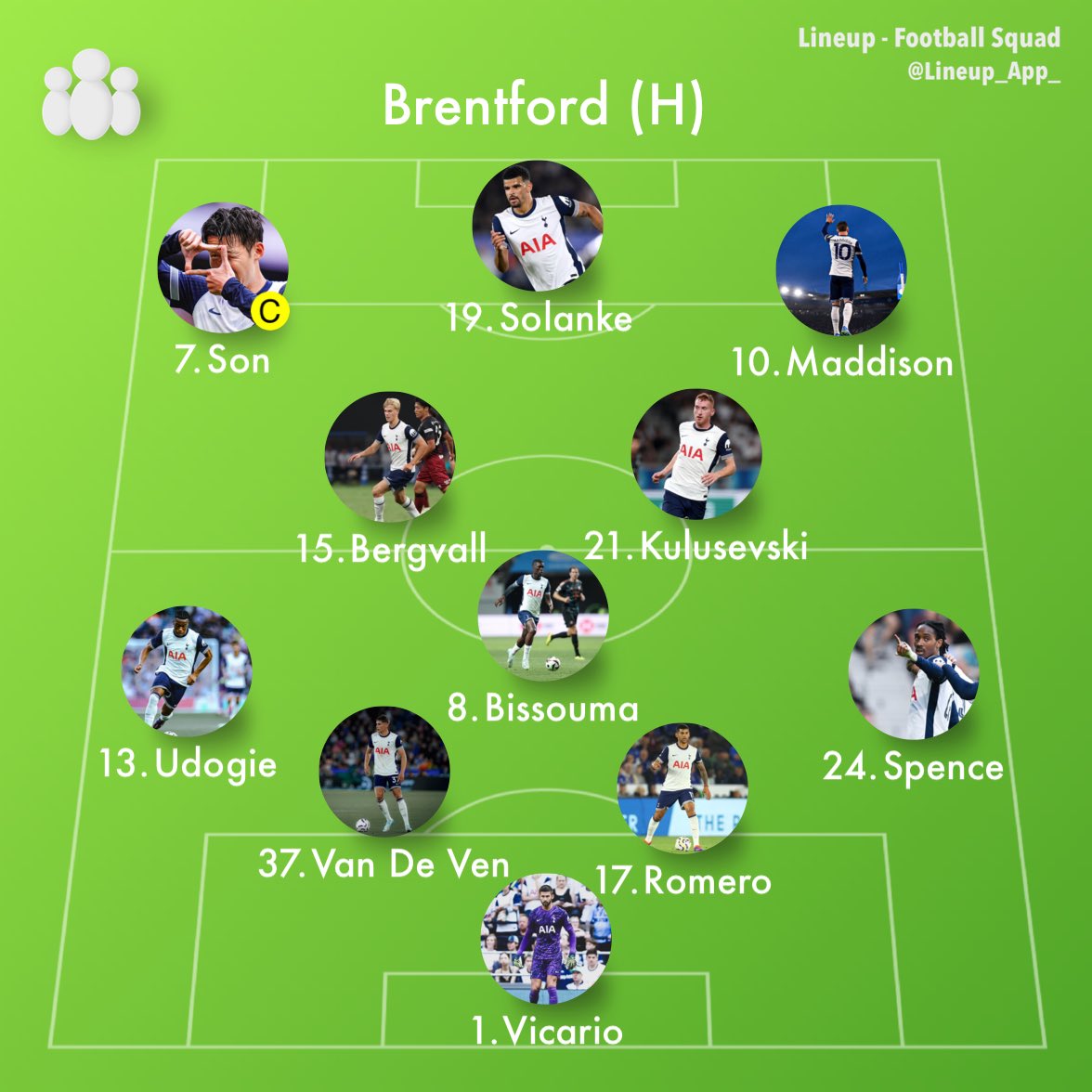thfcod's tweet image. My lineup for Brentford🐝
What changes would you make?