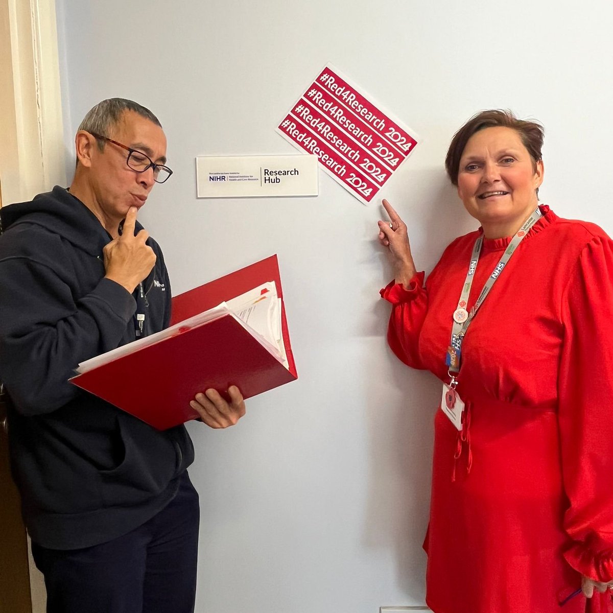 🟥 Today, we’re going #Red4Research! 🟥

Let’s show our support for the incredible researchers working tirelessly to improve health and care for us all. Lets celebrate the power of research! 🔬💡

#ResearchMatters #SupportScience #WearRed #ClinicalResearch