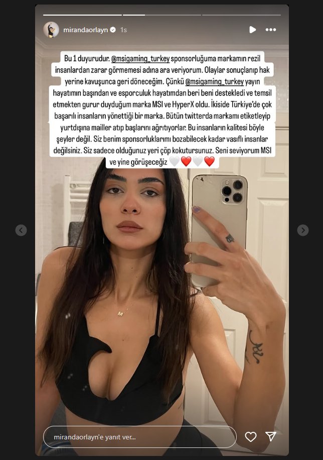 hak yerine kavuşmayacak sen de sponsorlarına geri kavuşamayacaksın ortada ara falan verme yok bildiğin tekmeyi atmışlar sana son günlerde en mutlu olduğum haber bu oldu teşekkür ederim <a href="/MSITurkiye/">MSI Türkiye</a>