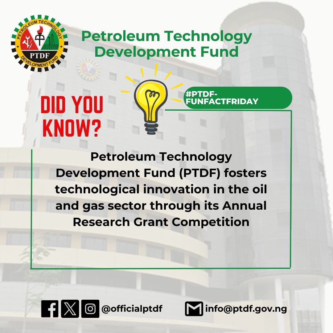 officialptdf's tweet image. #PTDFfunfactfridays
#funfactfriday
#PTDF