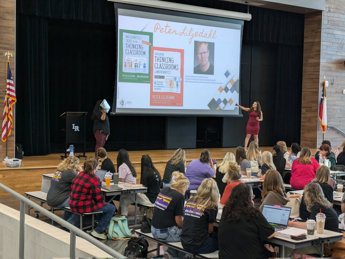 MSolis2017's tweet photo. Building Thinking Classrooms is happening in LHISD. Math teachers from K-12 are in for a treat from the Region 13 math specialists! #R13BTC @region13 @R13content  @legacyranchhs @colesd2 @StaceyADurham @kerrygain https://t.co/MybhAjHceW