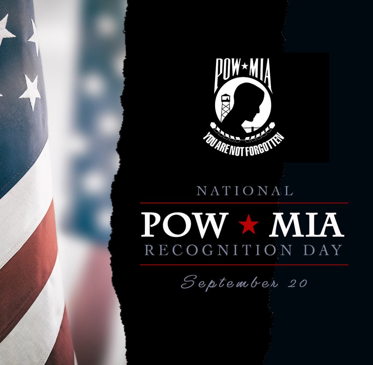PeterforNY19's tweet photo. Today is National POW/MIA Recognition Day. Let come together in prayer and remembrance for the brave men and women of our armed forces who have been held captive or are missing in action. 

Their sacrifice and commitment to our Nation will always be honored. https://t.co/4hVWXJ0RWg
