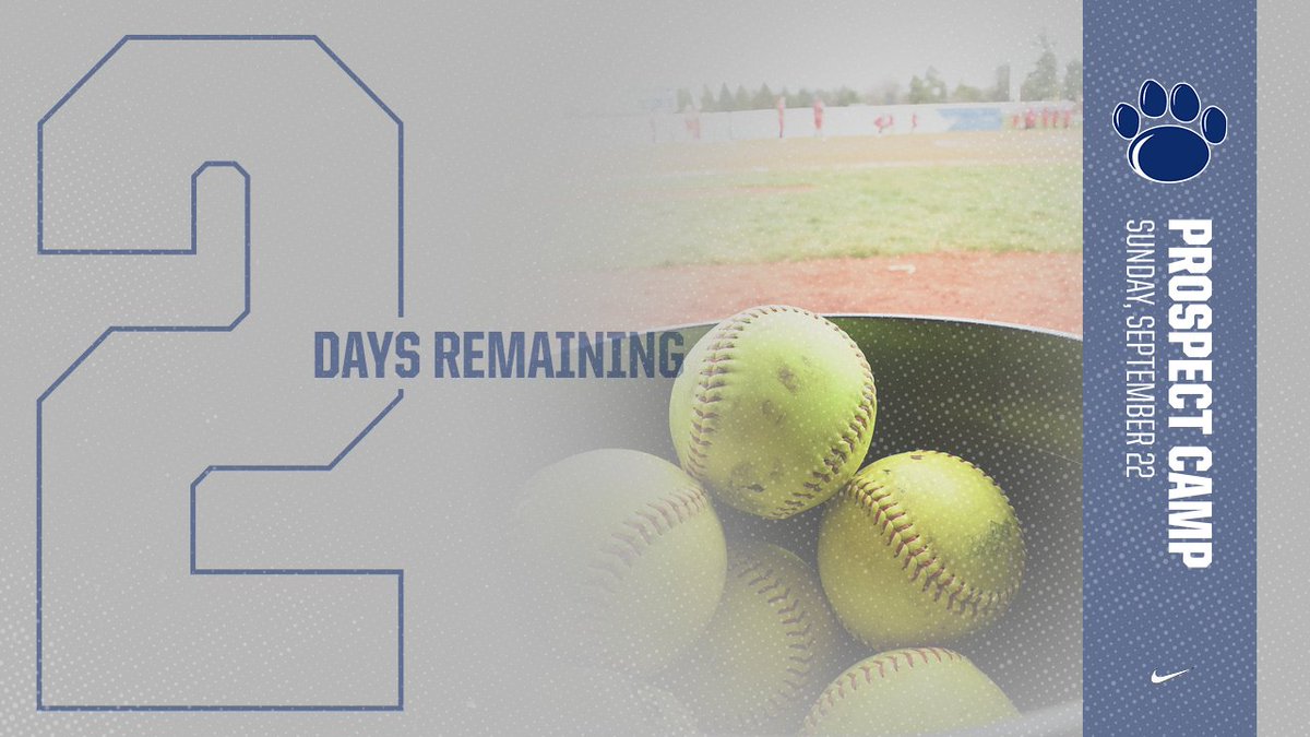 There are still spots available for our 2024 Prospect Camp. Come train and learn about Behrend Softball.