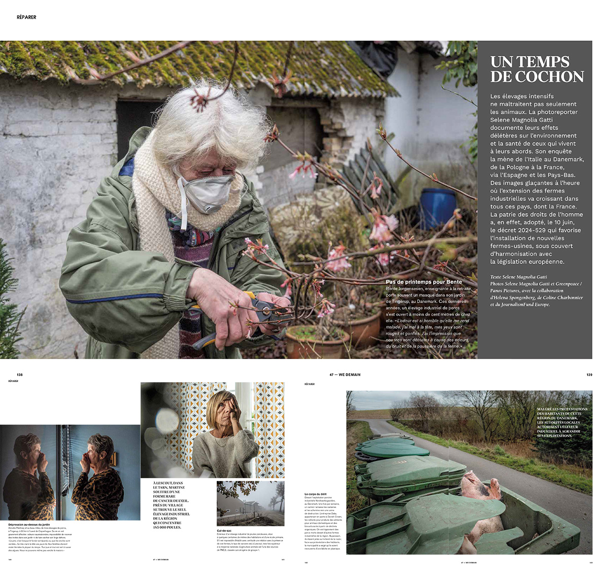 panospictures's tweet photo. Selene Magnolia's story ‘Long Shadow’ about the factory farming of animals in Europe, has been published in We Demain magazine in France. The full story can be seen on Panos' website: https://t.co/axyVweVqwU https://t.co/wapFtd0AZd