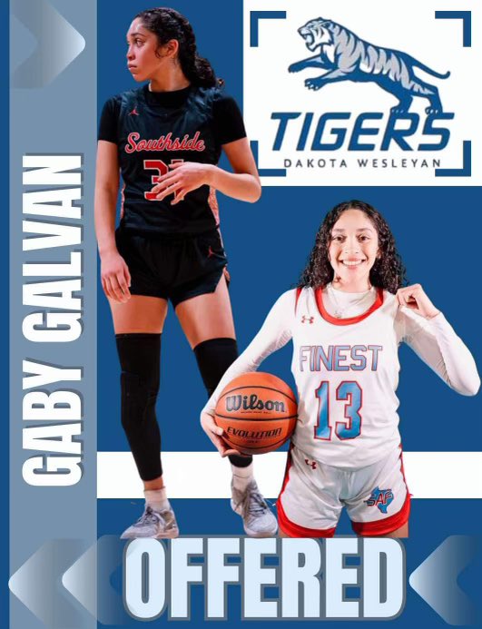 Gabryela Galvan (@gabryela_g31) on Twitter photo I am blessed and excited to announce that after great conversations, I have received an offer to further my education and play for <a href="/DWUWBB/">๐๐๐ค๐จ๐ญ๐ ๐๐๐ฌ๐ฅ๐๐ฒ๐๐ง ๐๐๐</a> ! Thank you <a href="/CoachC_DWU/">Jason Christensen</a>, <a href="/cbeck022/">Cbeck022</a>, & <a href="/DannyAmezquita_/">๐ฟ๐๐ฃ๐ฃ๐ฎ ๐ผ๐ข๐๐ฏ๐ฆ๐ช๐๐ฉ๐ ๐
๐ง.</a> #BleedBlue#GoTigers
<a href="/SAFinestbball/">SA Finest Basketball</a> <a href="/RollsideGBBall/">Southside Girls BBall</a> I am blessed and excited to announce that after great conversations, I have received an offer to further my education and play for <a href="/DWUWBB/">๐๐๐ค๐จ๐ญ๐ ๐๐๐ฌ๐ฅ๐๐ฒ๐๐ง ๐๐๐</a> ! Thank you <a href="/CoachC_DWU/">Jason Christensen</a>, <a href="/cbeck022/">Cbeck022</a>, & <a href="/DannyAmezquita_/">๐ฟ๐๐ฃ๐ฃ๐ฎ ๐ผ๐ข๐๐ฏ๐ฆ๐ช๐๐ฉ๐ ๐
๐ง.</a> #BleedBlue#GoTigers
<a href="/SAFinestbball/">SA Finest Basketball</a> <a href="/RollsideGBBall/">Southside Girls BBall</a>