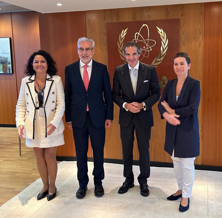 CSN_es's tweet photo. 🗒️Esta semana en el #CSN:

⚛️68ª Conferencia General del @iaeaorg 

🤝Encuentros bilaterales con Suiza,Indonesia,Alemania, Países Bajos y El Salvador

👔Reunión con @rafaelmgrossi 

🗣️Presidencia de la reunión de Reguladores Sénior

👩‍🦰👨‍🦰Foros internacionales de igualdad de género https://t.co/ESP8uG17mF
