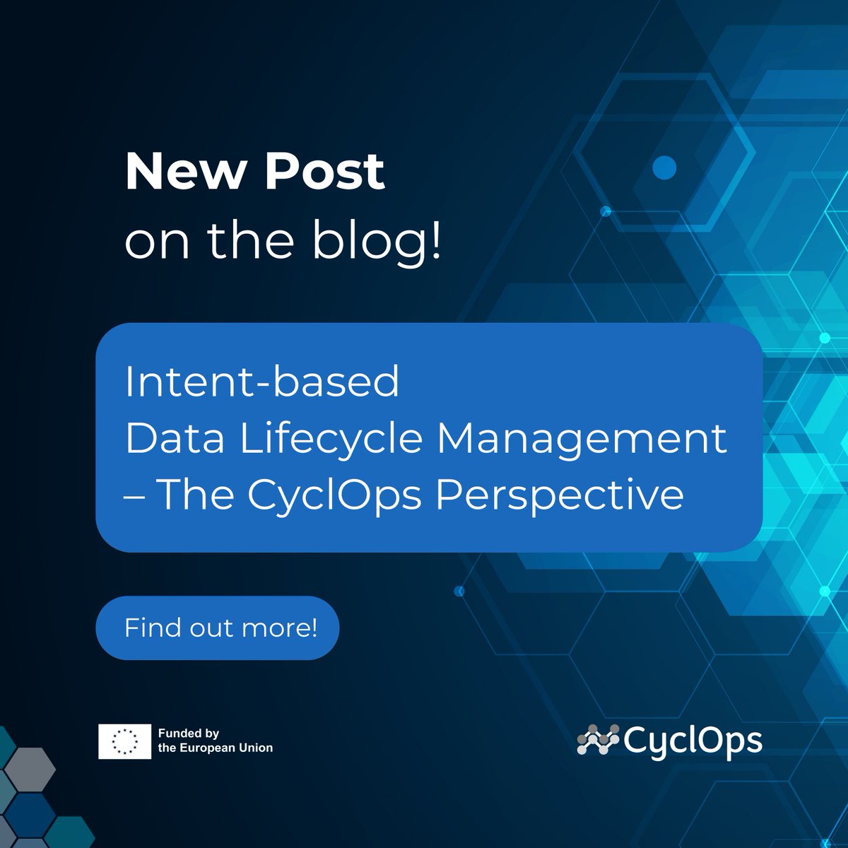 New post on the blog!🚀

💡 Discover the IBN elements proposed for adoption in the CyclOps project and the benefits they would bring

🔎 Find out more here: lnkd.in/d5SUpRGb

#datacycles #dataspace #datasovergnity #datapipeline