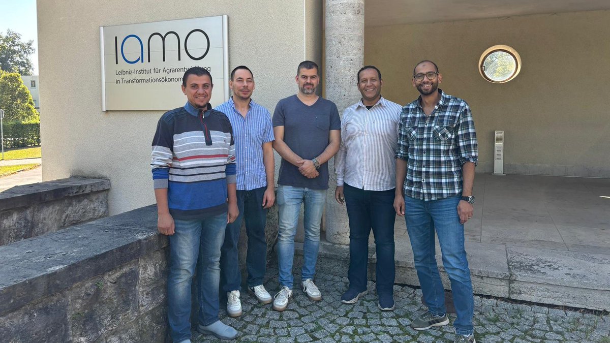 TRUSTFARM_FOSC's tweet photo. 🌾 Great to welcome our Egyptian partners at IAMO today! 
⏩Exciting discussions on upcoming activities &amp; case studies in Egypt.🌍 #IAMO #Quinoa #Egypt #ConsumerResearch #SustainableAgriculture 
@foscera https://t.co/hS0fs1Qd9b