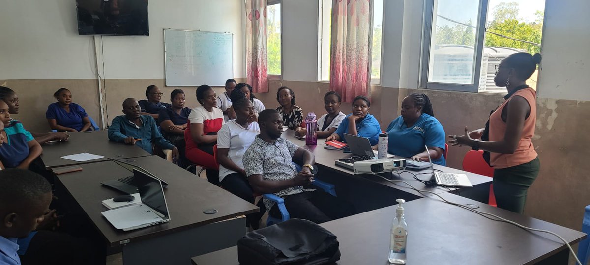AIMIXProject's tweet photo. It was great sharing the progress of the #AIMIX study with healthcare providers at Rabai Subcounty Hospital, our hosts in Kenya. We discussed our clinical, lab &amp; community engagement achievements all aimed at improving maternal &amp; neonatal outcomes through innovative AI solutions. https://t.co/0kI7AcDZML