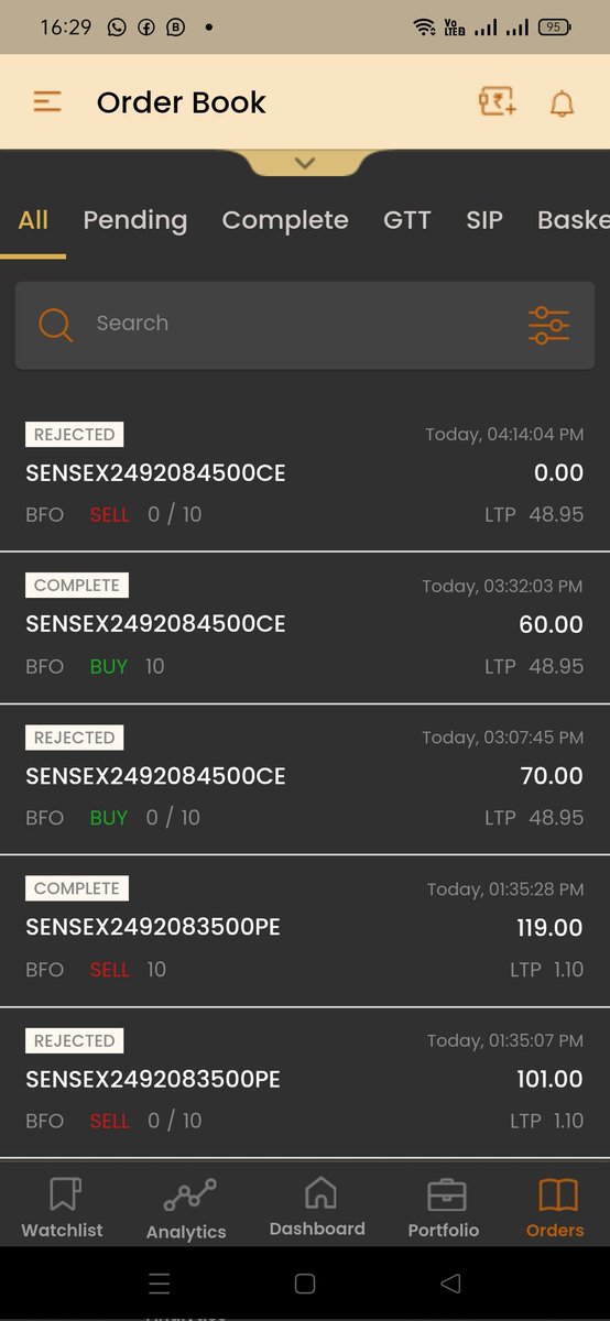merajms1's tweet photo. @ShoonyaApp  
i will order 10 84500 ce at 3:08 after that price came and never execute i will cancel too many time till 3:30  but order never cancel 
after closing i see order status execute 3:32 after market close 
who is responsible for my loss https://t.co/dFvwGdSApA