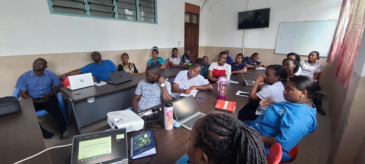 AIMIXProject's tweet photo. It was great sharing the progress of the #AIMIX study with healthcare providers at Rabai Subcounty Hospital, our hosts in Kenya. We discussed our clinical, lab &amp; community engagement achievements all aimed at improving maternal &amp; neonatal outcomes through innovative AI solutions. https://t.co/0kI7AcDZML