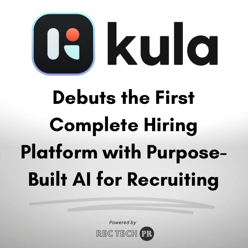 DiversityGator's tweet photo. @recruitwithkula launches its brand-new platform: an AI-powered one-stop-shop for recruiters that solves a whole host of problems, from sourcing, to applicant tracking and screening, analytics, and more. https://t.co/vuzkdaIal2 https://t.co/KoRUf2birX