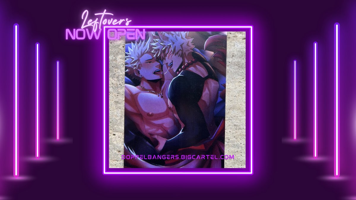 Hey there, Bangers! Just HOURS left to pick this print up - leftover sales close TONIGHT, 11:59 PM CST October 4th.

Don't forget to check our pinned post for discount codes!

Store: doppelbangers.bigcartel.com