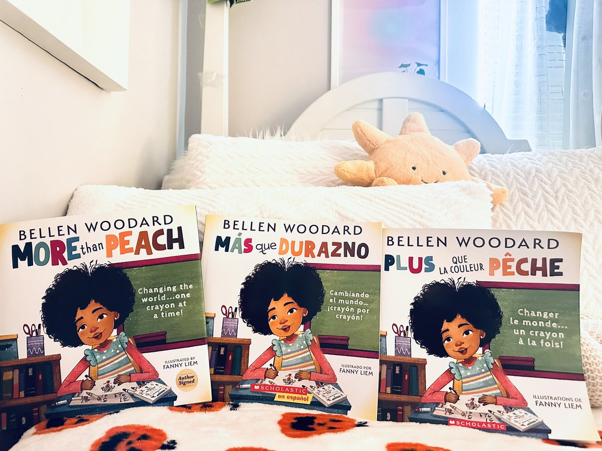 Soo excited to share with you that MORE THAN PEACH is now avail. in Spanish &amp; in its 3rd world language (Eng.Span.Fren.)!  Many thanks @scholastic! HUGE thanks to my oldest brother Quan &amp; his partner, Nicolle, for stepping in on this #heartwork to honor the Spanish language &amp;