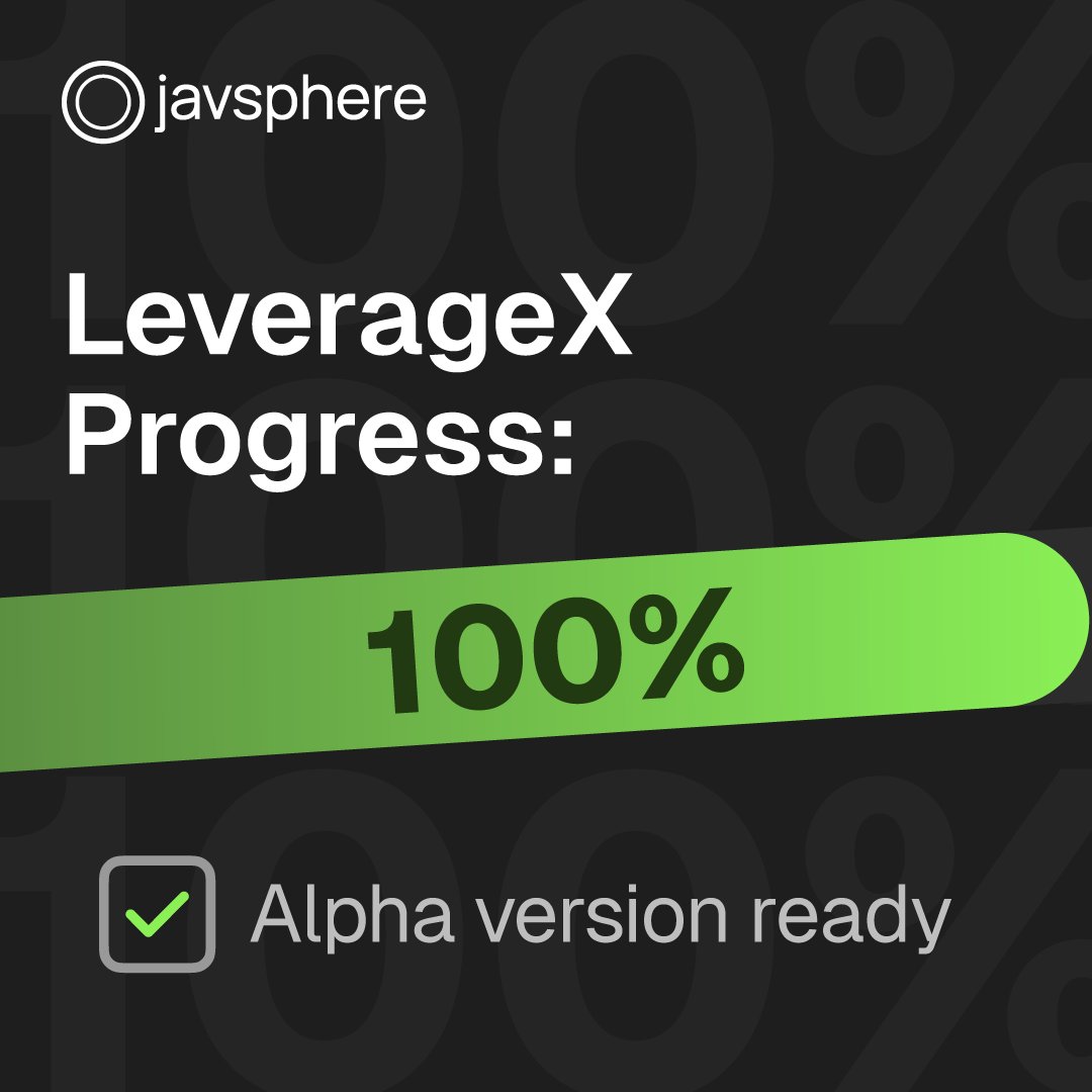 The Alpha version of #LeverageX is 100% finished!

⭐️ Testing is open for Infinity Pass holders
⭐️ Public testing will be available very soon
⭐️ Focus now shifts to responsiveness &amp; design

This week has been absolutely incredible – we’ve made significant progress.