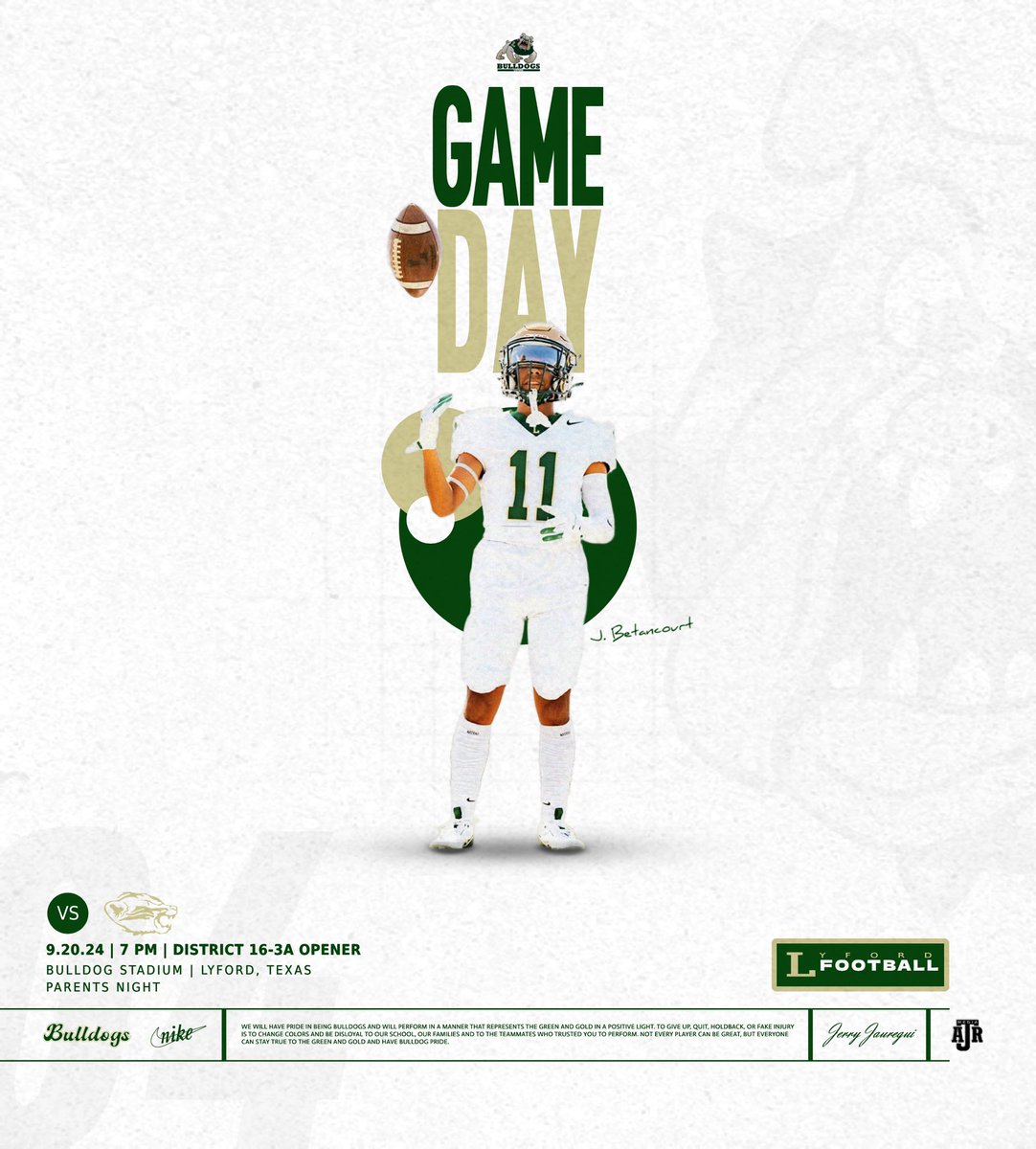Game DAY. 🧑🏽‍💻🎨 

<a href="/LyfordFootball/">Lyford Bulldog Football</a> 

#smsports #txhsfb #uiltexas